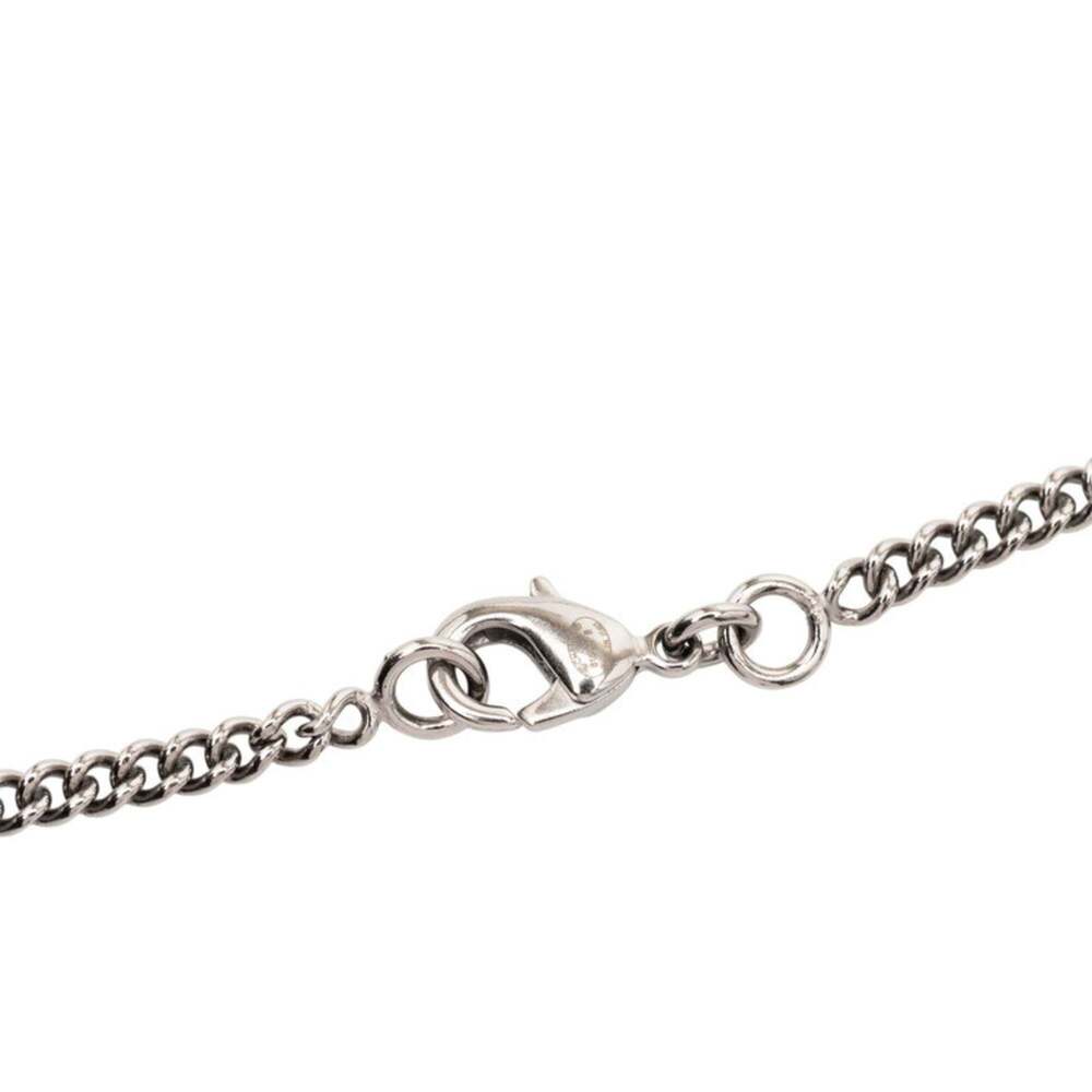 CHANEL Silver Logo Necklace - Picture 3 of 5